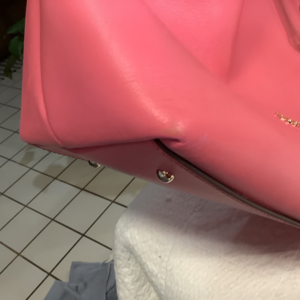 EUC pink Dooney & Bourke saddle, tote bag purse large - Picture 16 of 16